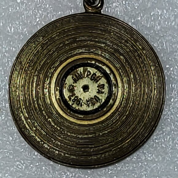 AIM LP ( LONG PLAYING) RECORD KEY RING KEEPER, SOLID BRASS, 1987, PGH PA, USA - Picture 3 of 5